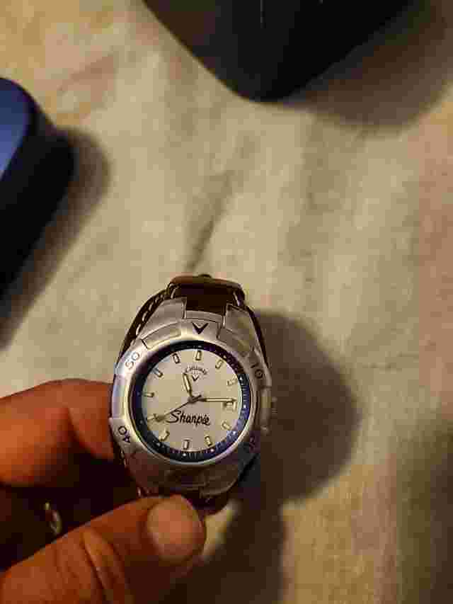 Callaway Leather Watch Sharpie In Case