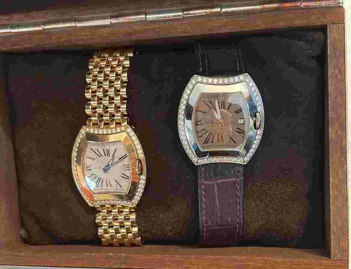 Bedat & Co. NO.3 Diamond 18k Yellow Gold Watch Swiss Geneva Bedat No.3 Watch Set
