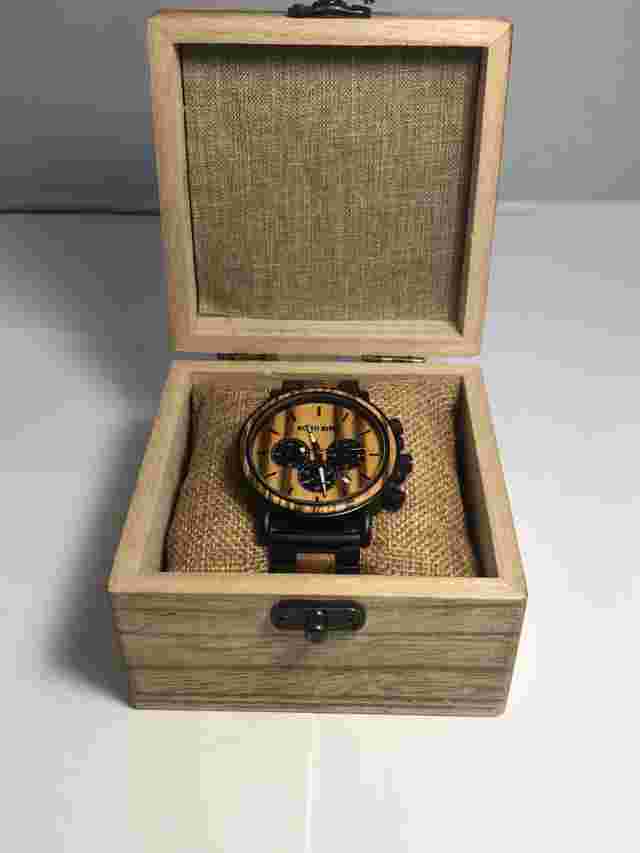 Bobo Bird Unisex Stainless Steel Analog Dial Quartz Genuine Wrist Watch BW108