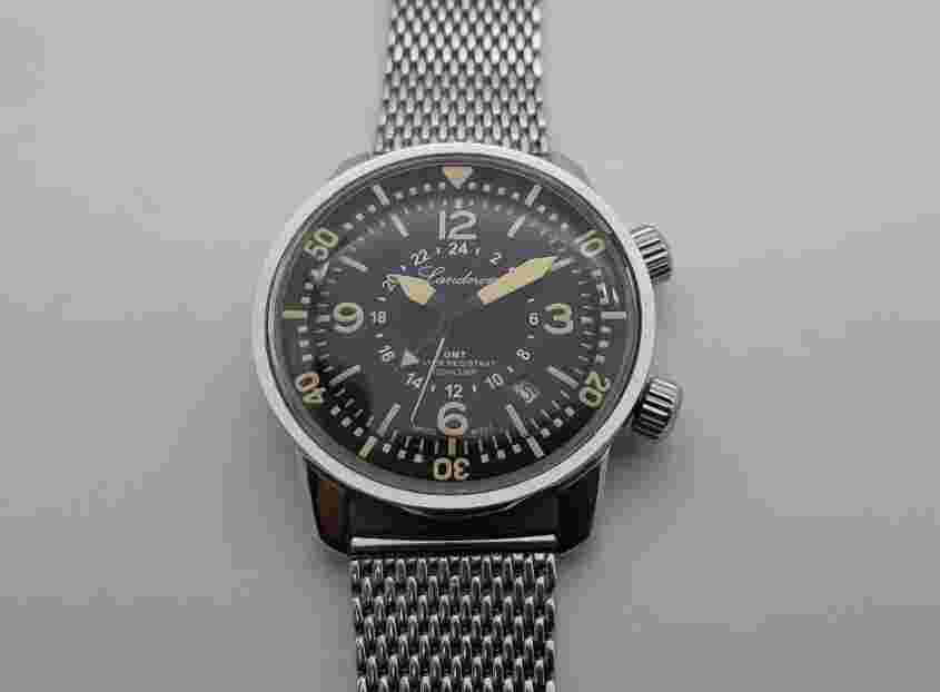 LANDERON COMPRESSOR GMT SWISS MOVEMENT RONDA (D)