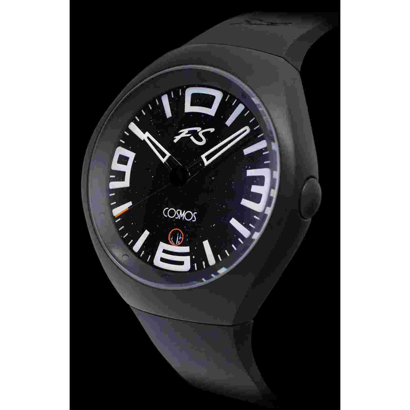 Szanto Icon Unisex Watch Frank Stephenson Cosmos Black Dial Strap IC-FS-9001