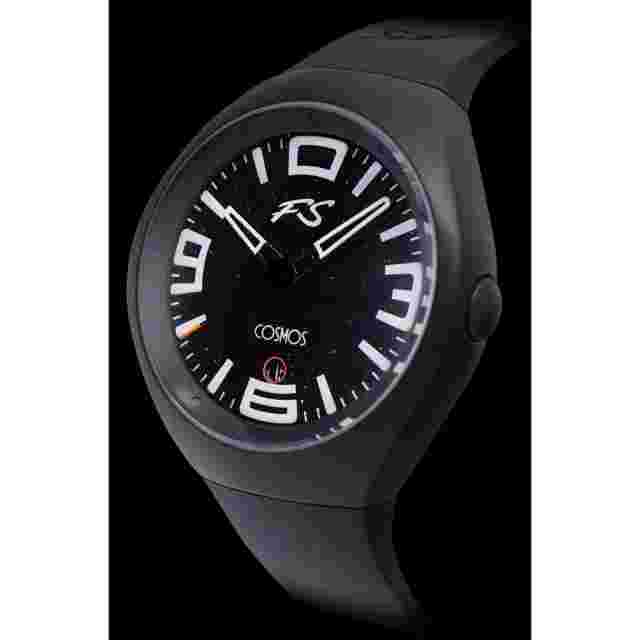Szanto Icon Unisex Watch Frank Stephenson Cosmos Black Dial Strap IC-FS-9001