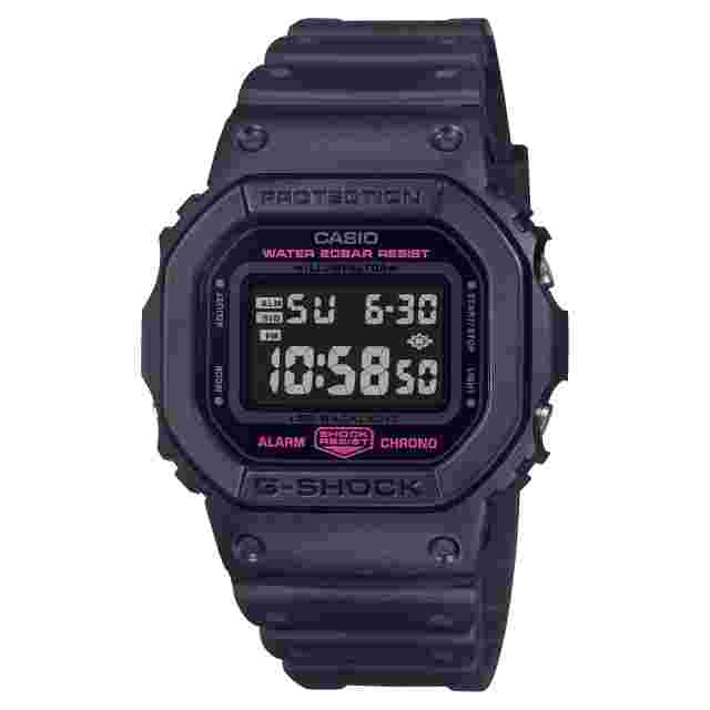 G-Shock DW5600 Digital Black Pink Ribbon Men's Watch -