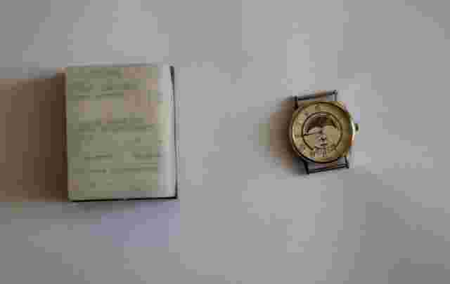 Watch LUCH MOON PHASE calendar Quartz vintage Soviet made in USSR