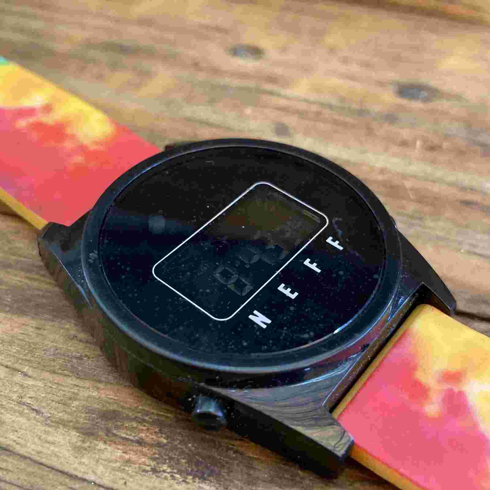Neff Unisex Daily Digital Athletic Watch with Silicone Band for Men and Women