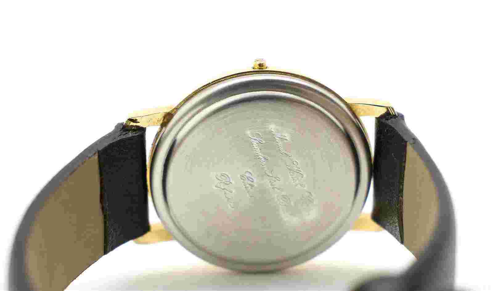 Marcel LCD Analog Digital Moon Graphics Gold Tone Women's Watch UNTESTED