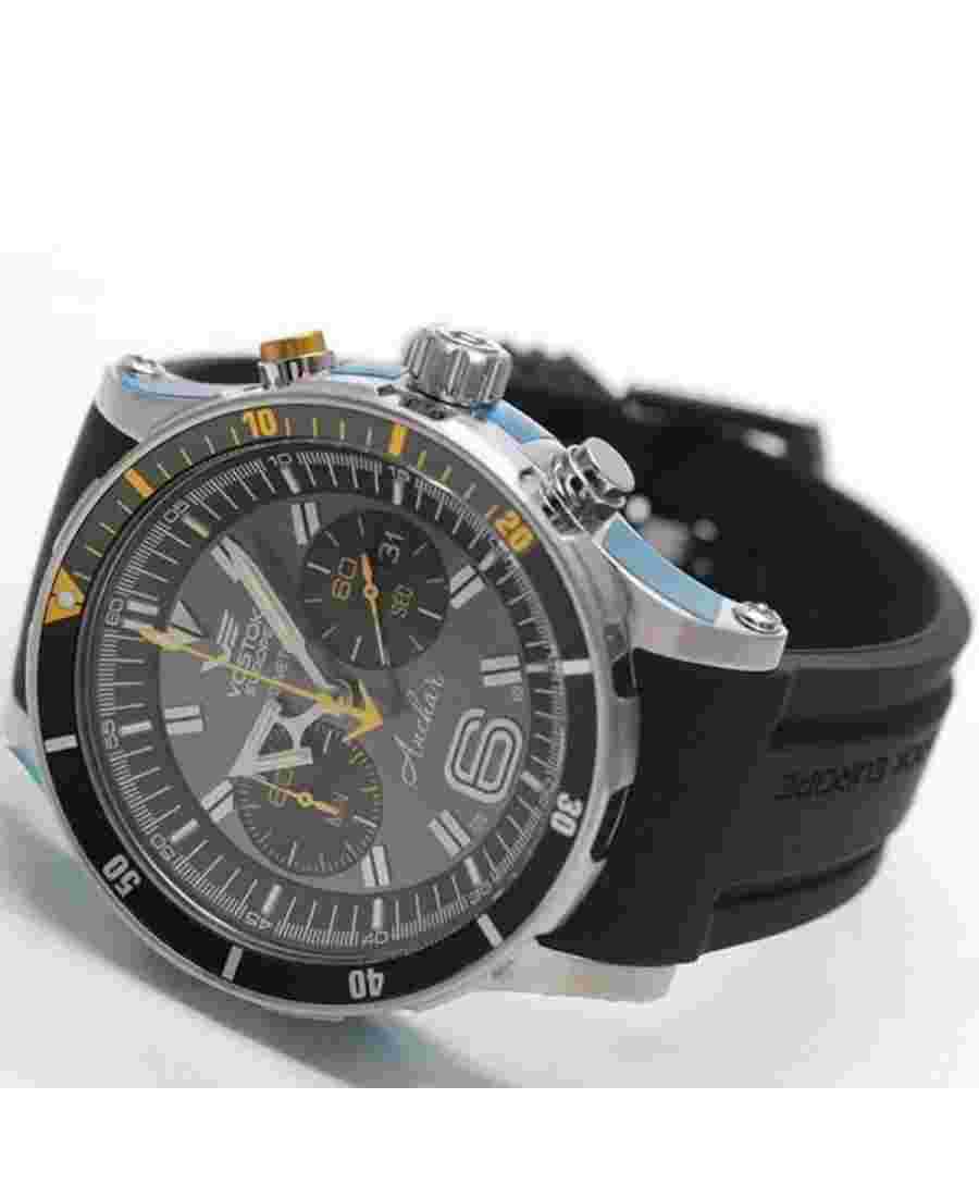 VOSTOK EUROPE Men Analog Quartz Casual Watch Classic Dress Black Dial Waterproof