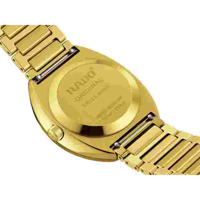 New Rado DiaStar Original Stainless Steel Yellow Dial Men's Watch R12161253
