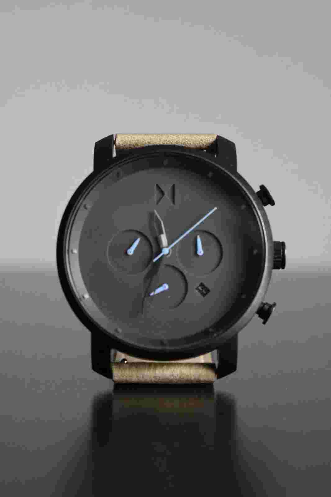 MVMT Mens Watch Gunmetal Sandstone Ion Plated Stainless Steel