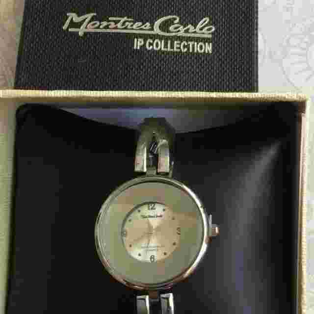 Montres Carlo Women's Watch Silver Waterproof IP Collection New in Box New Style