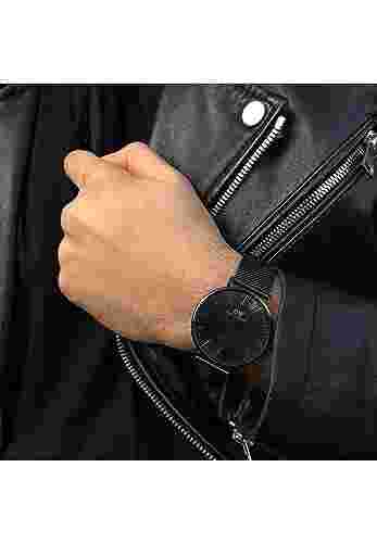 Daniel Wellington Men's Watch Classic Mesh Onyx 40mm DW00100632 Black