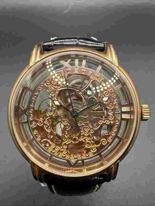Wohler Automatic Skeleton Men's Watch Gorgeous Condition and Running St Steel