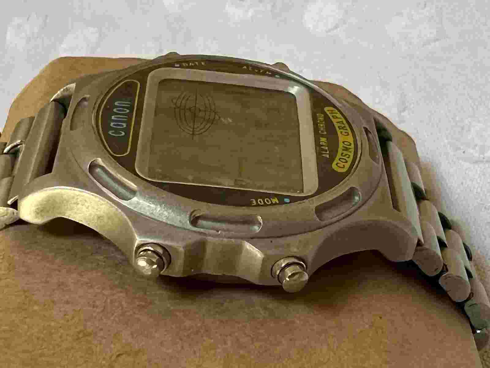 Rare CANON Cosmo Graph Digital Watch