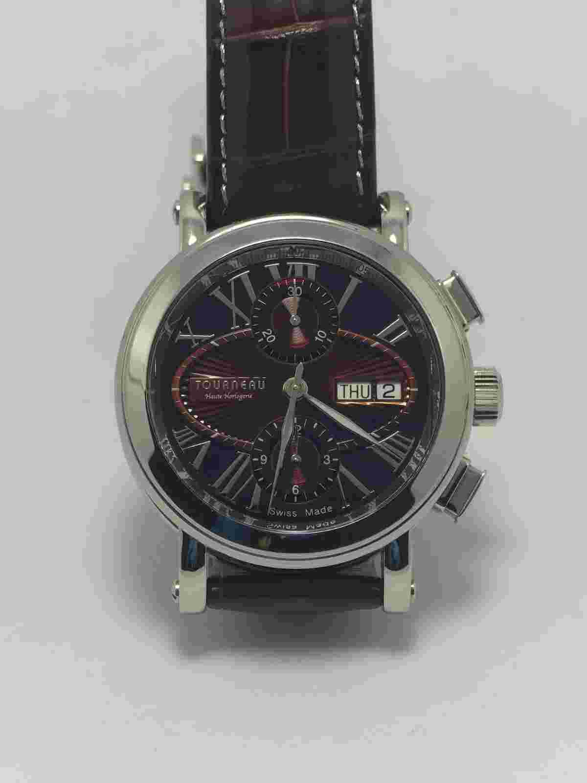 Tourneau Gotham Duograph Chronograph Automatic Swiss Made 7750