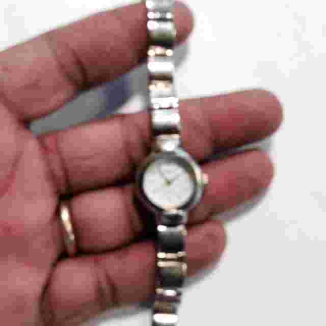 Lovely Ladies White Face Carriage Analog Watch