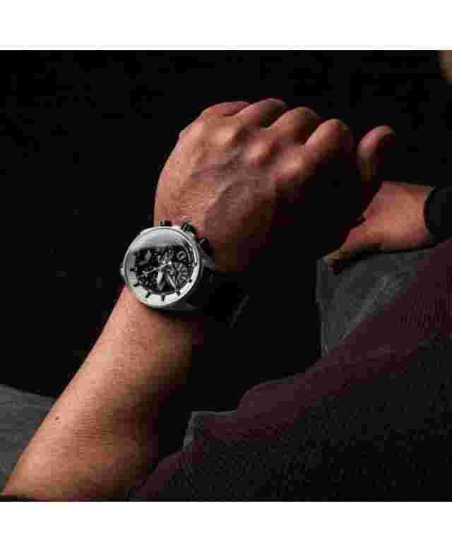VOSTOK EUROPE Men Analog Quartz Casual Watch Classic Dress Black Dial Waterproof