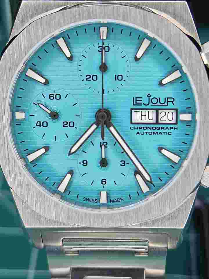 Le Jour Rally Monte-Carlo LJ-RMC-005 Chronograph Turquoise Mens Watch