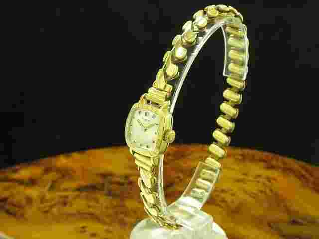 Dugena Gold Mantel/Stainless Steel Hand Wound Women's Watch/Caliber Dugena 1301