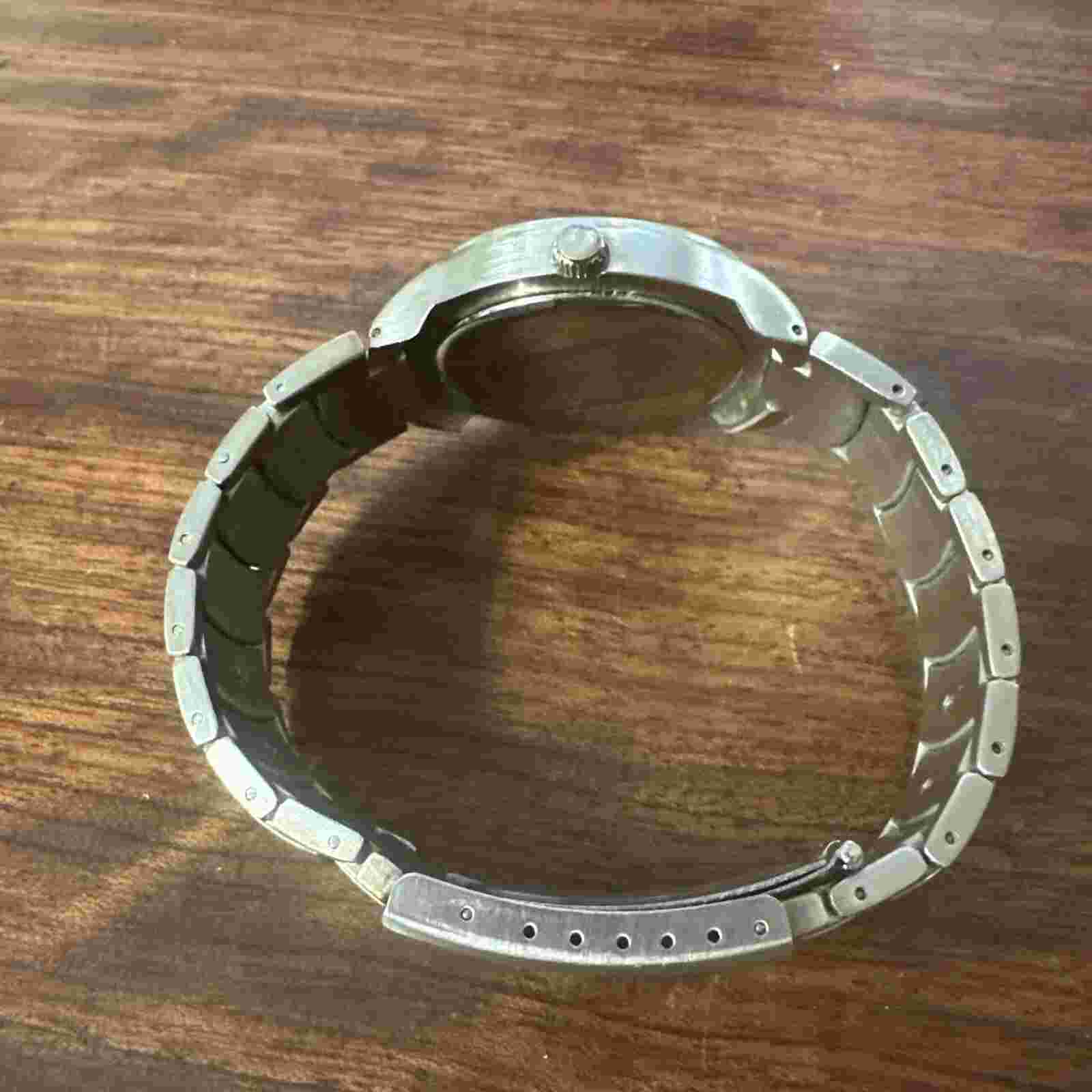 Mossimo MM9018KB Green dial Quartz Men's Watch Sz. 7 1/4" Battery