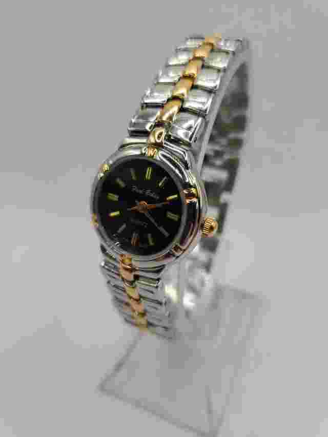 Fred Belay Ladies Quartz Watch 18mm Round Silver/Gold Tone Bracelet