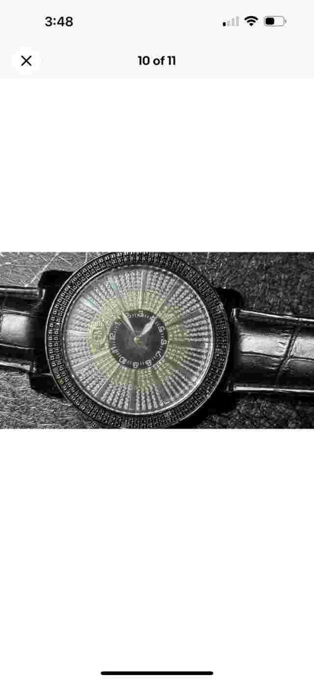 Grand Master GENUINE Diamond Collector Watch  Needs New Band