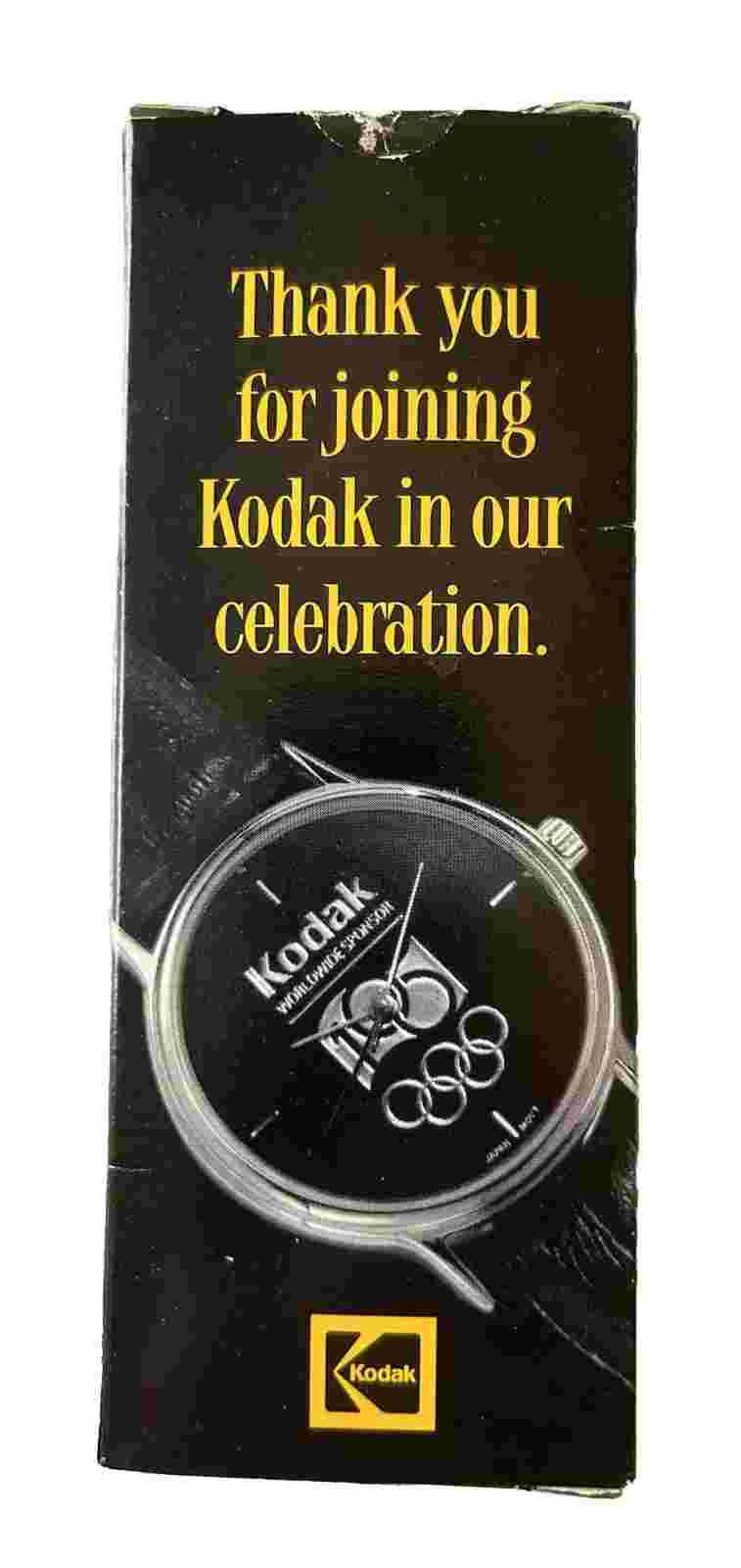 1996 Kodak Olympic Women’s Watch With Leather Wristband