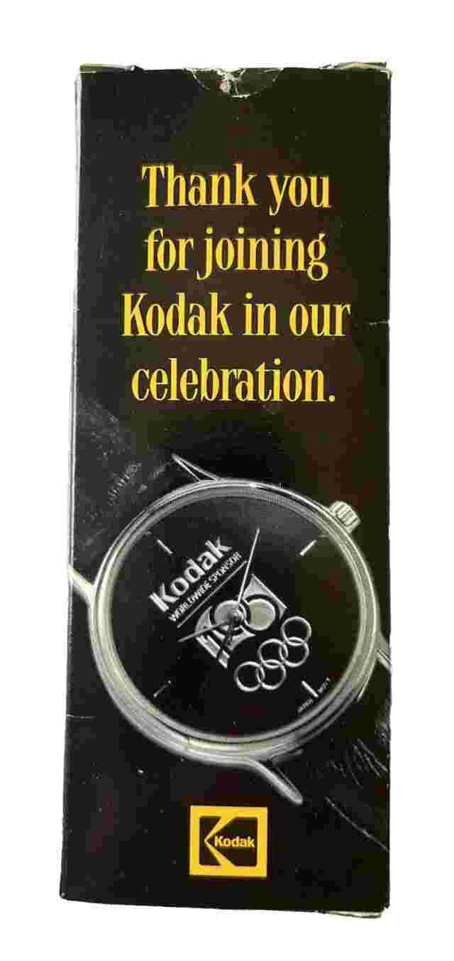 1996 Kodak Olympic Women’s Watch With Leather Wristband