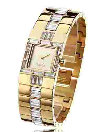 Dolce Gabbana ROCKET DW0238 Women Wristwatch 10005493 Gold Quartz Analog