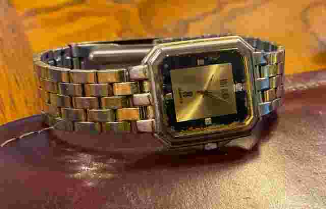 Women's VTG 25mm Bill Blass Watch, Gold Tone with Bracelet Band