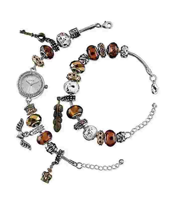 New Safari Nights 2-piece Watch & Bracelet Set by Lenox