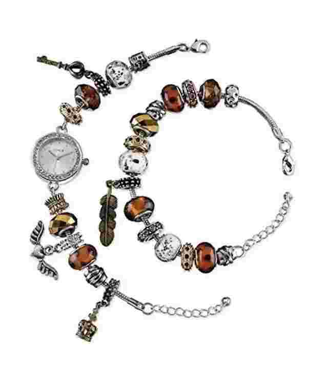 New Safari Nights 2-piece Watch & Bracelet Set by Lenox