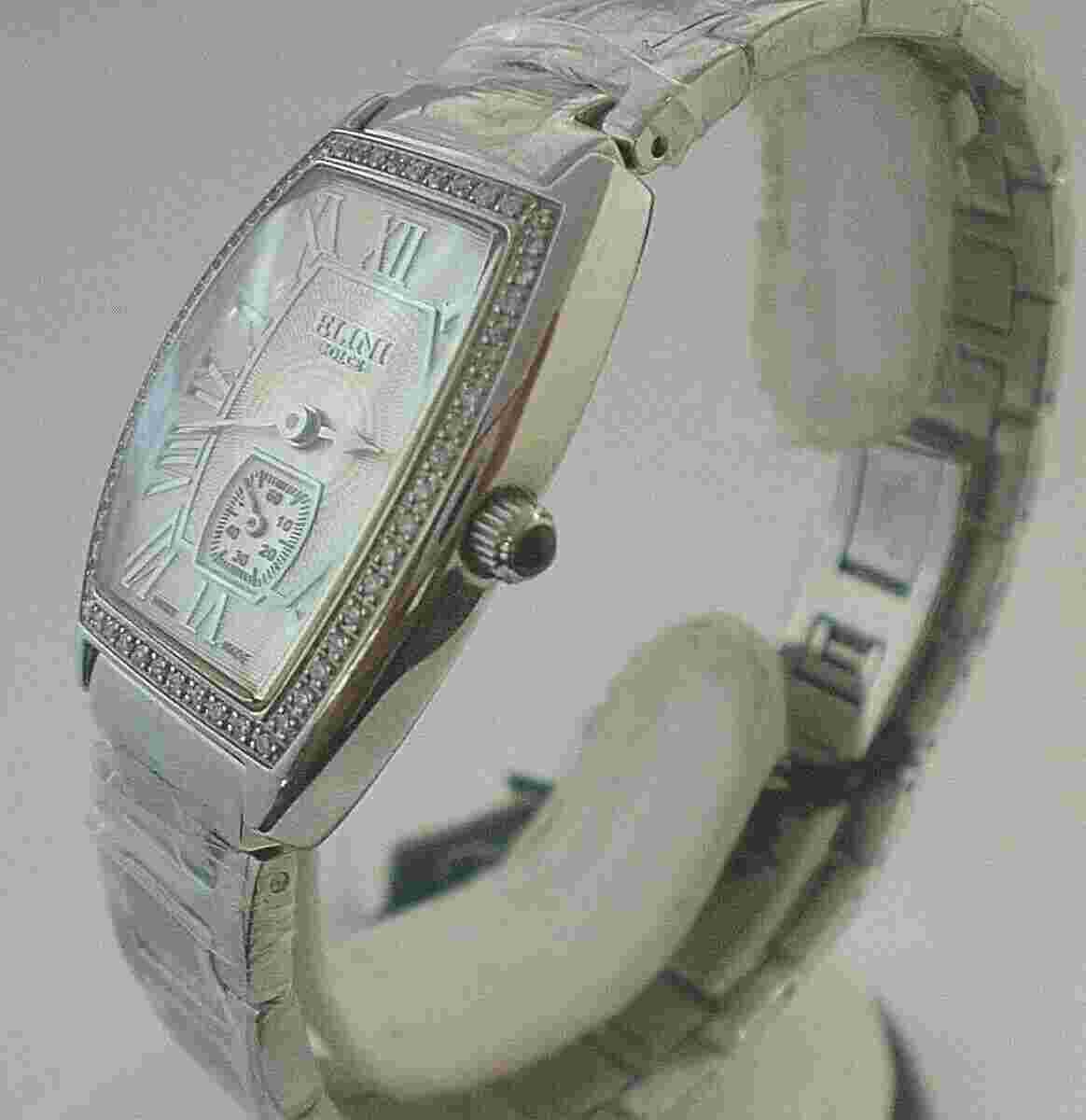 Elini Watch WW22348SST Dolce Diamond Bezel Stainless Steel Women's Watch