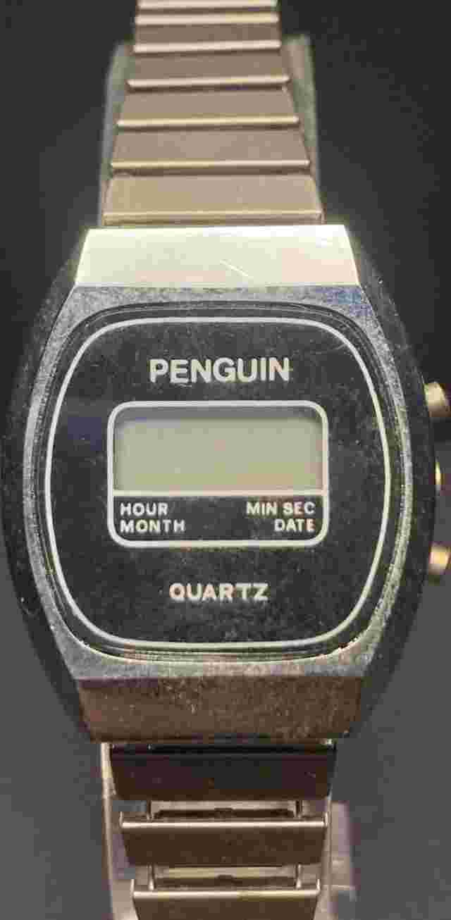 Vintage Women's Penguin Digital Watch - Untested - May Need Battery or Repair