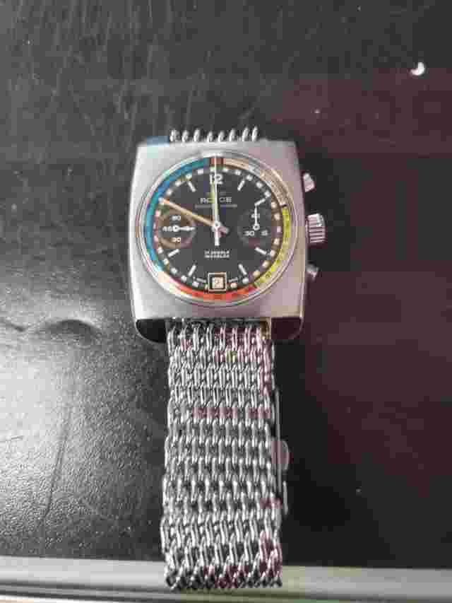 Vintage Royce Rainbow Chronograph - Ultra Rare - 1970s - 17 Jewel - Valjoux 7734