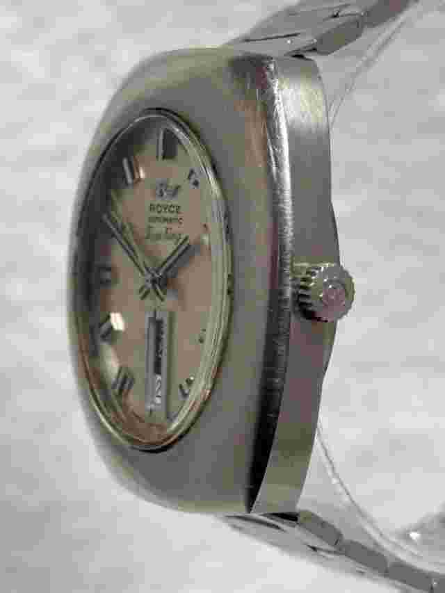 Antique SWISS ROYCE Time King Automatic Wristwatch Classic Working Condition