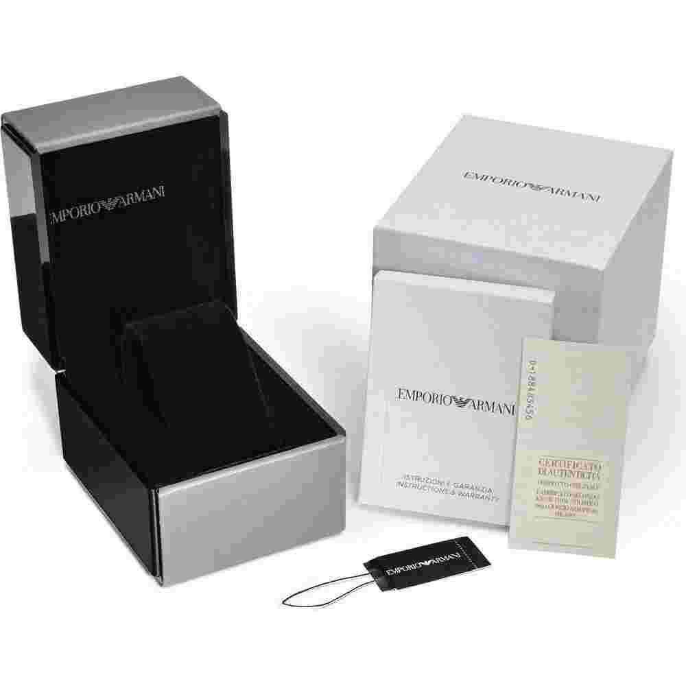 Emporio Armani Men's Stainless Steel Mod. AR90008U Timeless Elegance Watch in Si