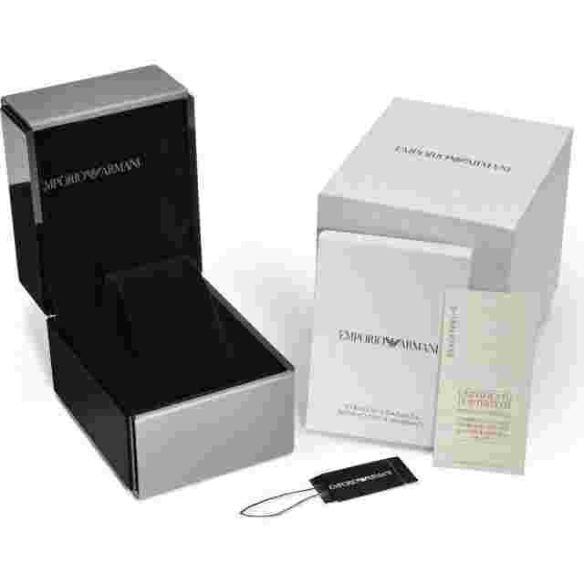 Emporio Armani Men's Stainless Steel Mod. AR90008U Timeless Elegance Watch in Si