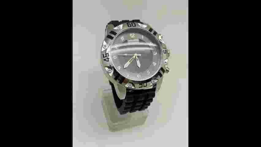 TECHNO KING MEN STRONG HEAVY BIG HIPHOP BACK LIGHT DUAL TIME WATCHES