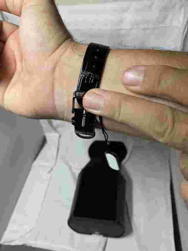 *Picard & Cie Lucid Watch - Discontinued Model - Rare!! Black Leather Strap Moth