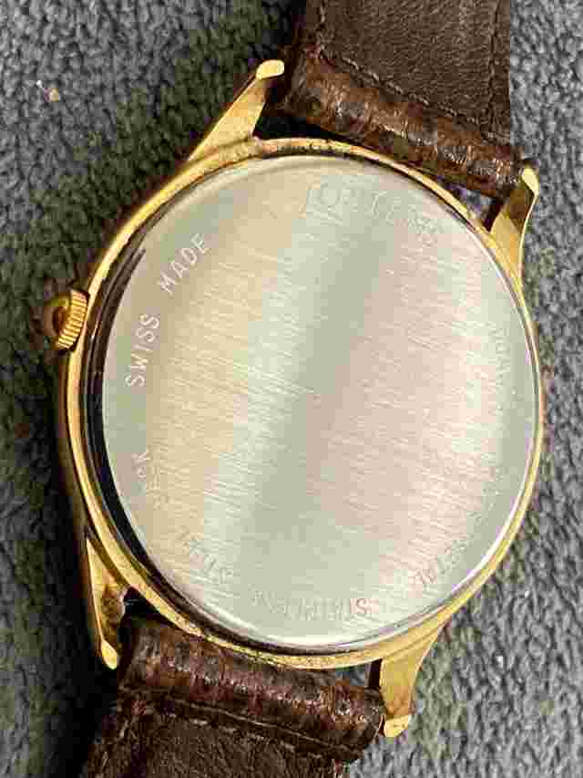 Rare Mens Jostens Swiss Made Quartz Gold Tone Watch-OSU Marching Band
