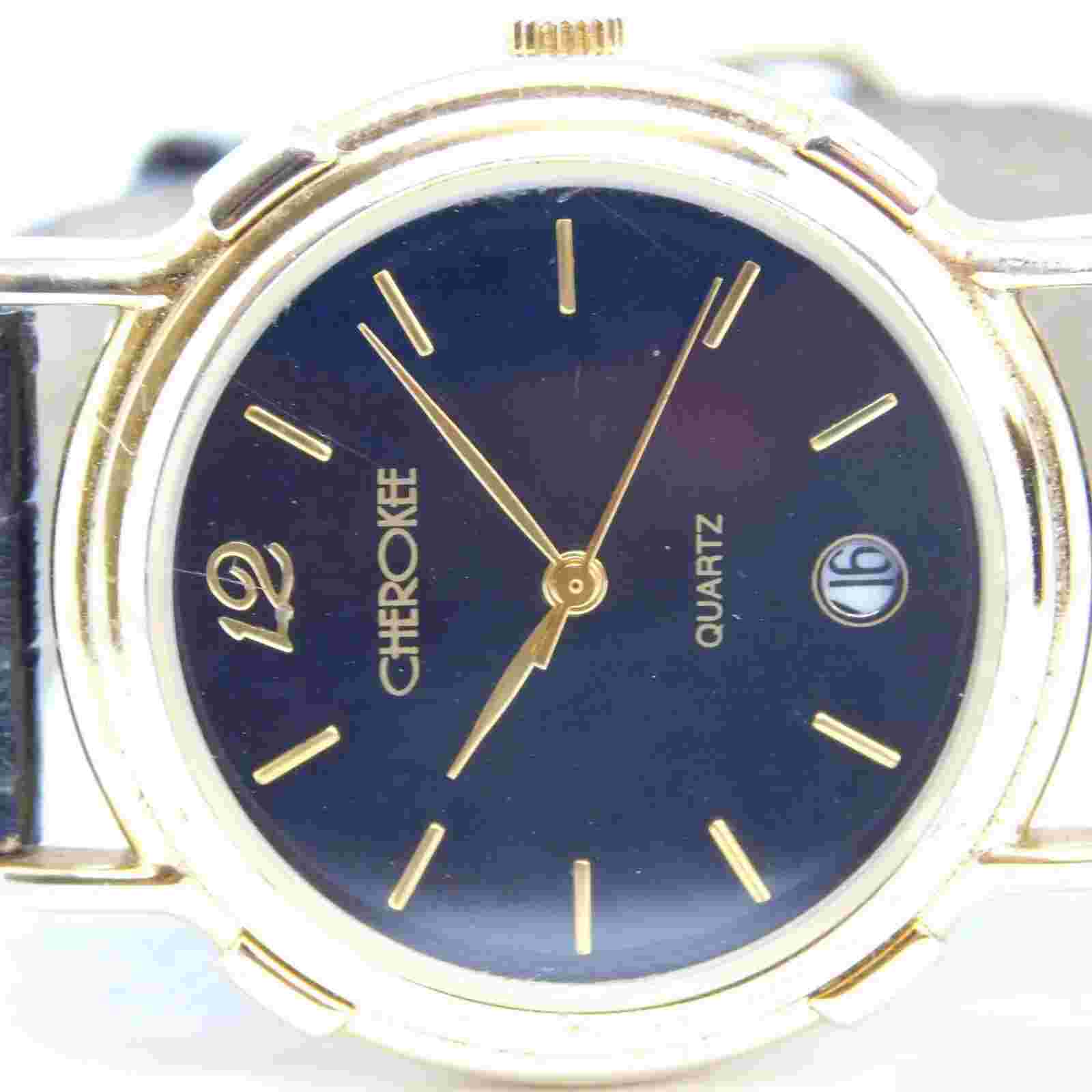 Cherokee #32-828 Quartz Analog Men's Watch Needs a new Band