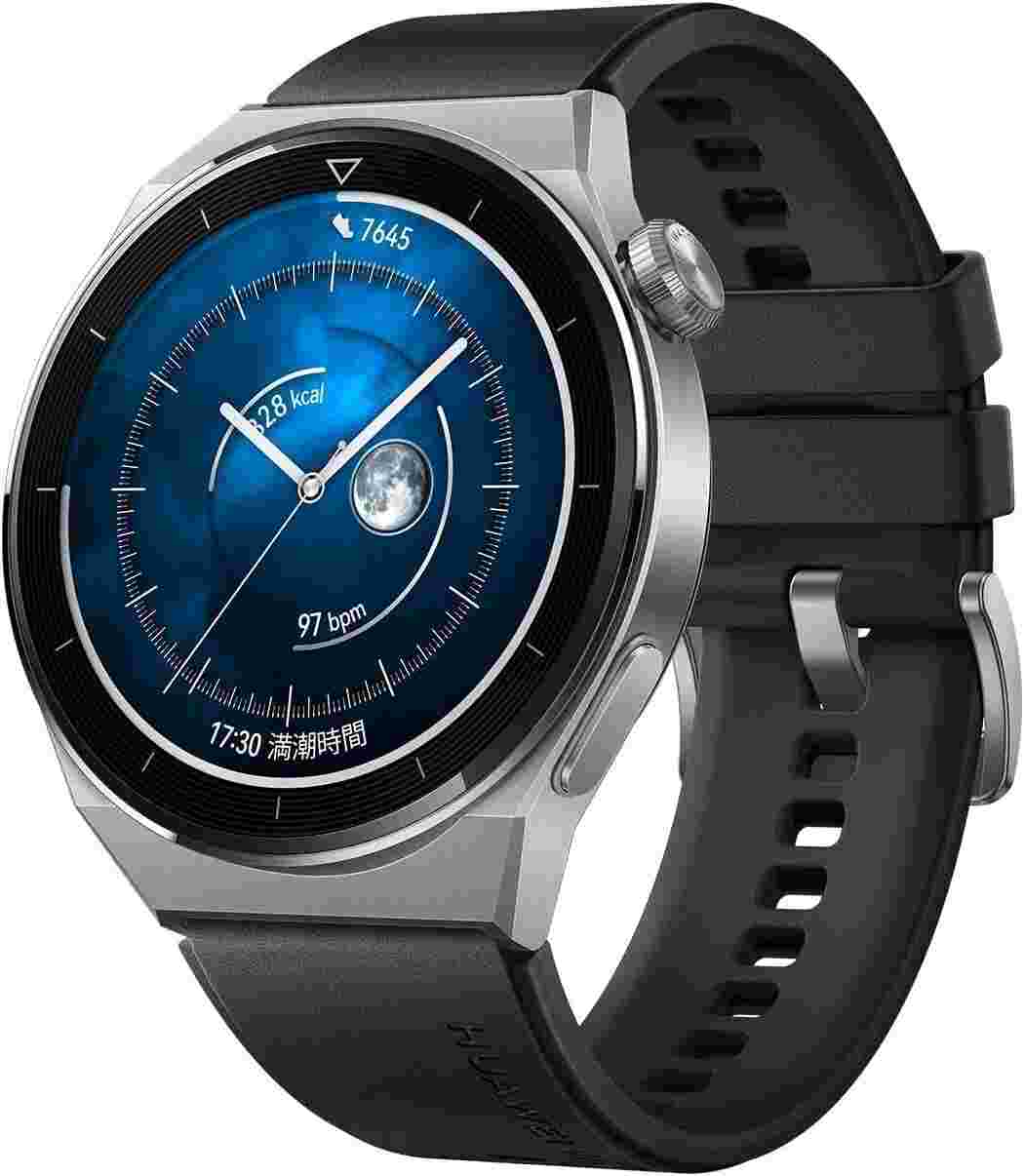 HUAWEI Smart Watch GT 3 Pro 46mm active model Titanium Body Blue And Black Japan