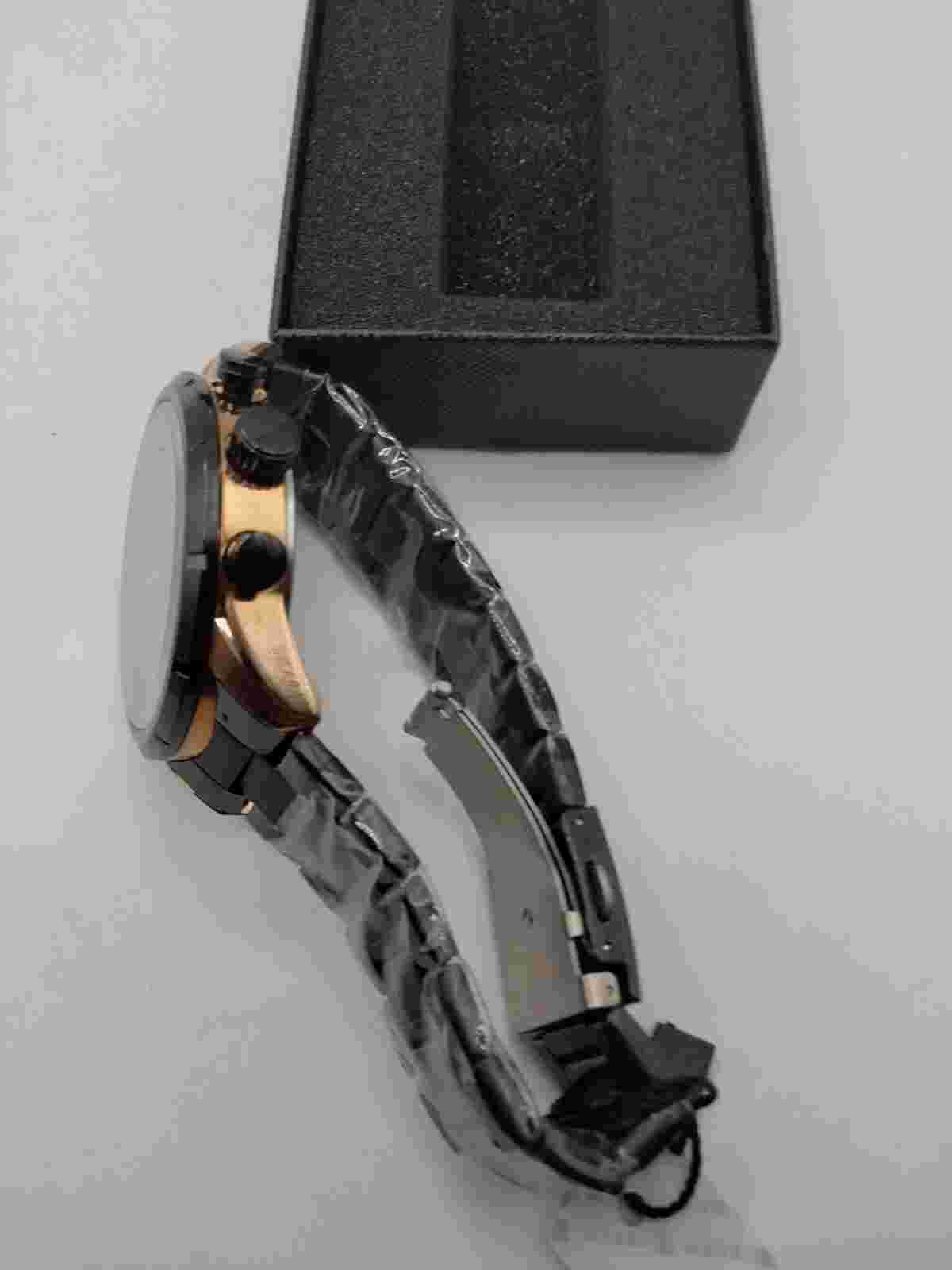 Curren Men's Gold & Blue Leisure Style Fashion Watch Reloj Hombre, Masculino