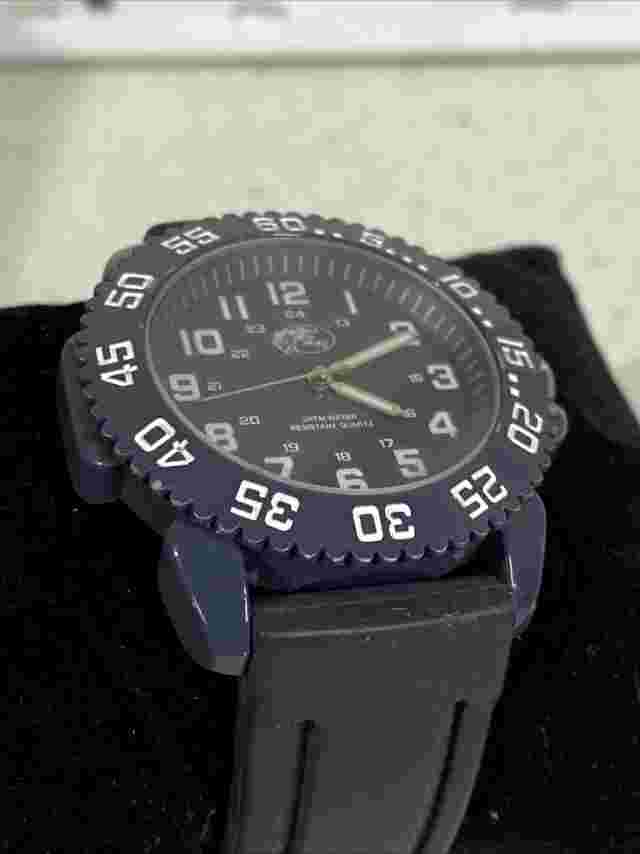 Bass Pro Shops Vintage Sports 3ATM WR Watch Gray Fishing New Battery 45mm