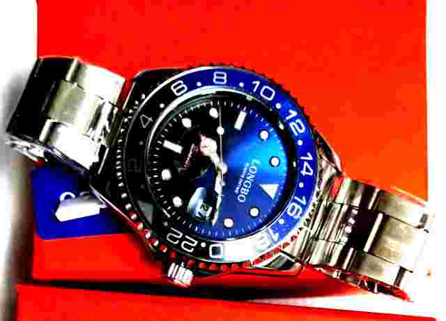 Attractive Unique LONGBO Unisex Wristwatch Always on Time/ Blue & Silver colors