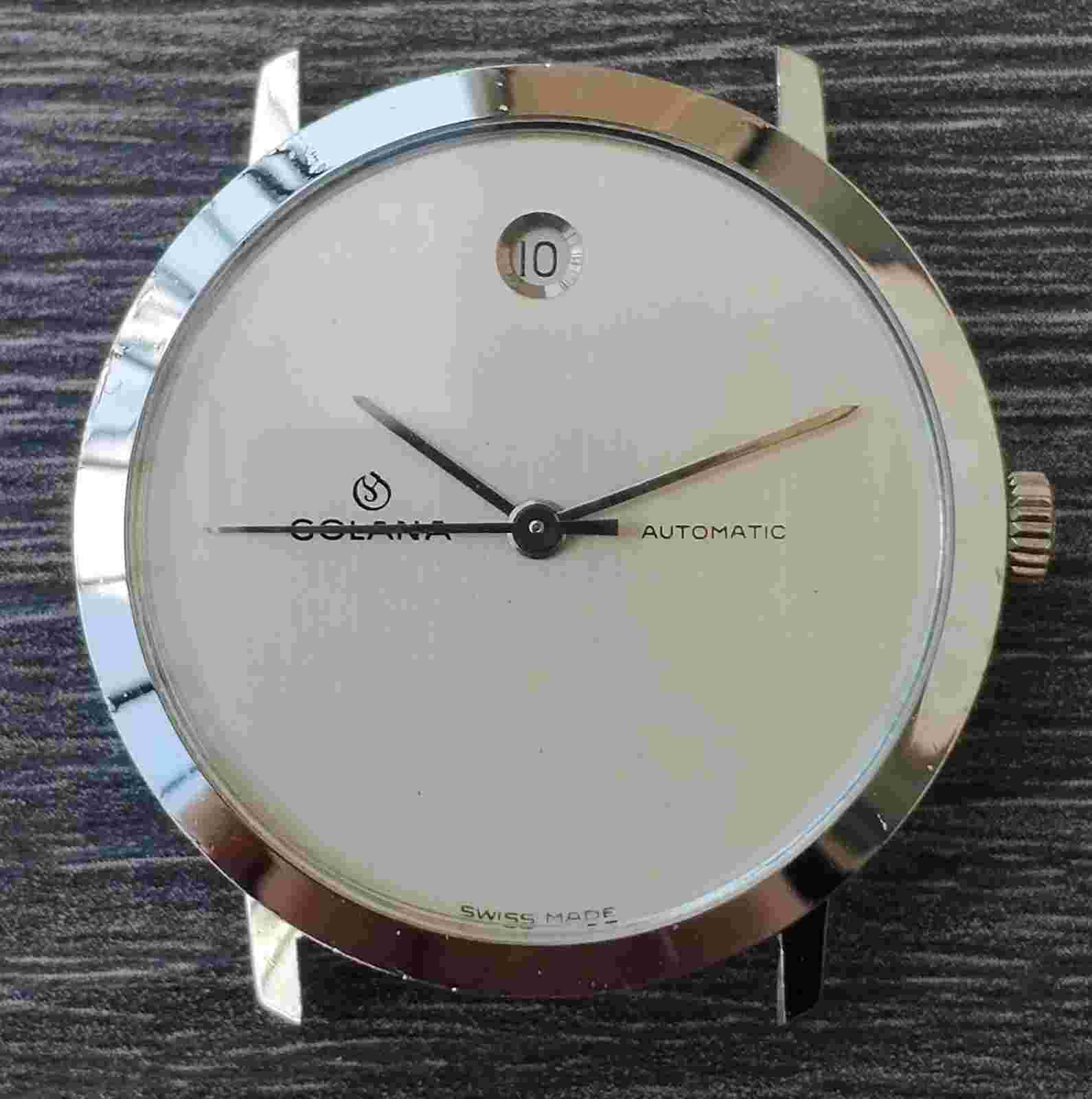 Vintage men's Golana automatic watch ETA 2783