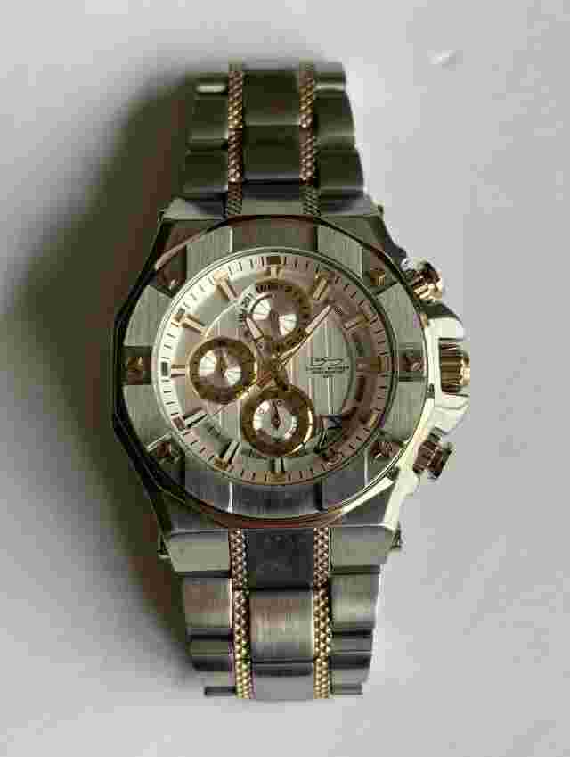 Daniel Steiger PHANTOM RX Mens Two Tone Chronograph Watch SS/Gold