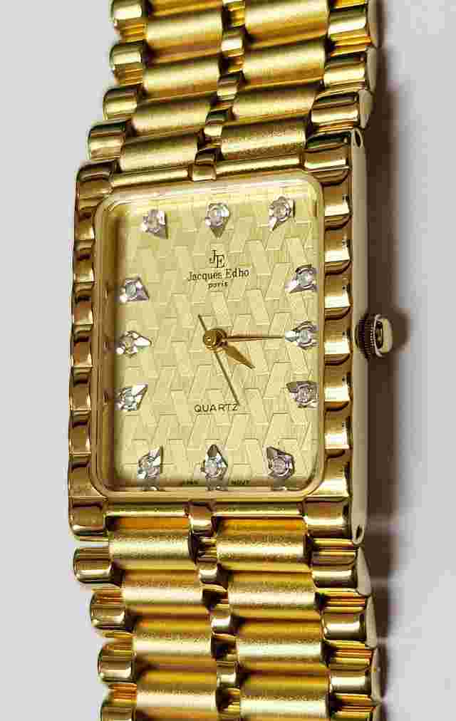 Vintage Jacques Edho Quartz Men's Dress Watch from 1980's