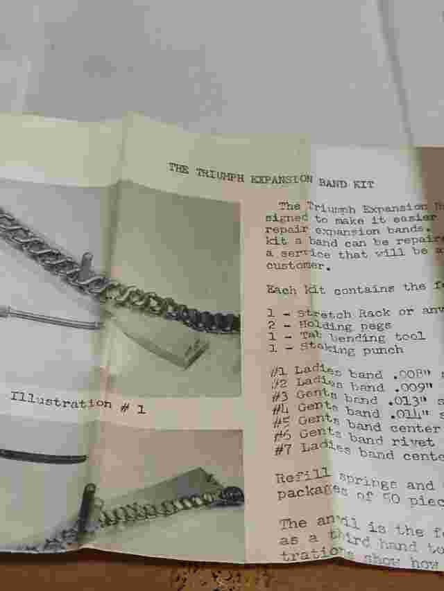 The Triumph Expansion Band Kit Watch Repair D17