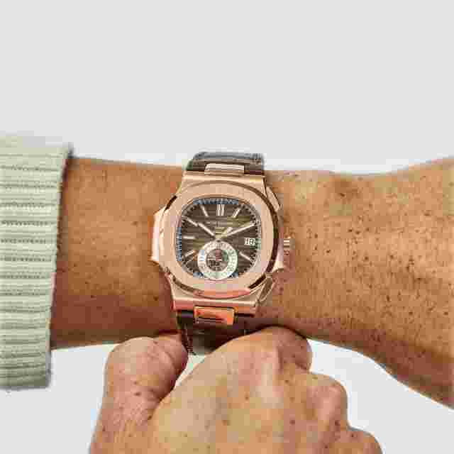 Patek Philippe Nautilus Brown Men's Watch - 5980R-001